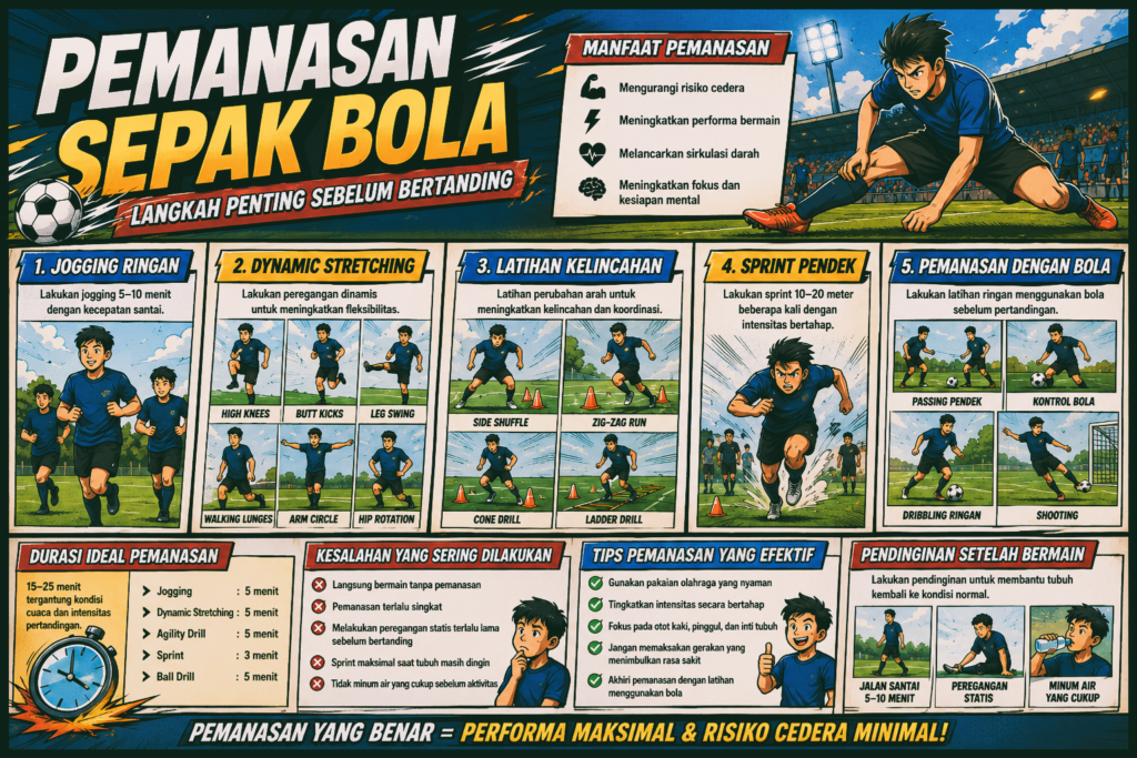 PEMANASAN SEPAK BOLA